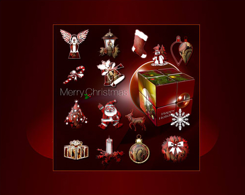 Christmas Holidays Icons